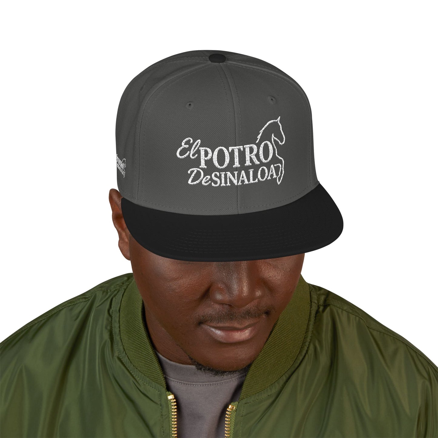 El Potro de Sinaloa™- Embroidered Snapback Hat - Stylish Headgear for Music Lovers and Potro Fans
