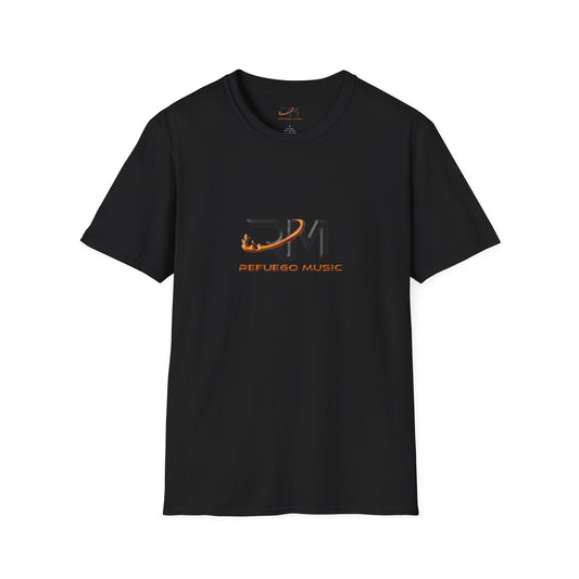 Refuego Music™ - Unisex T-Shirt, Comfortable Tee for Concerts, Gift for Musicians, Casual Wear, Band Merch, Refugio Music Tee